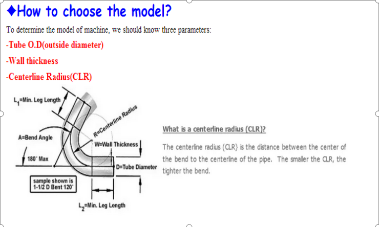 Attrezzatura per piegatubi